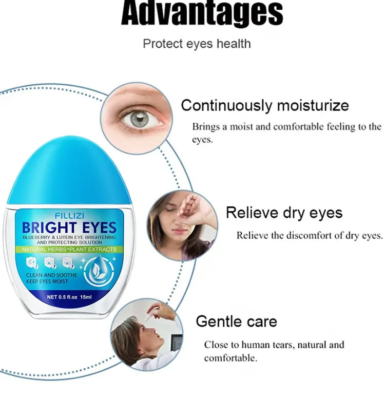 Blueberry Eye Moisturizing Cooling Gel for Dry Eyes