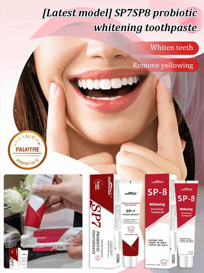【Latest Model】SP7SP8 Probiotic Whitening Toothpaste