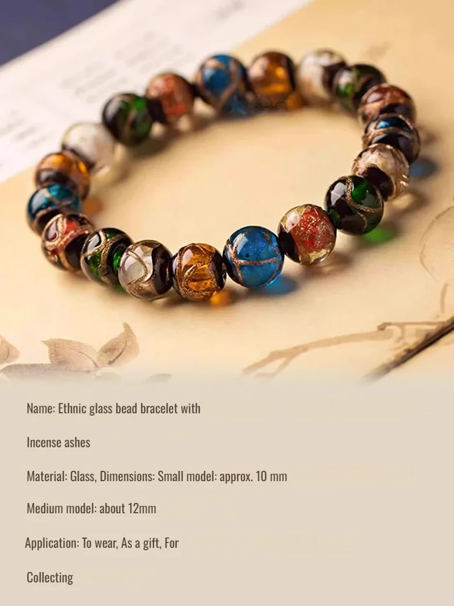 Gold Beast Fortune Glazed Bracelet Colorful Accessory