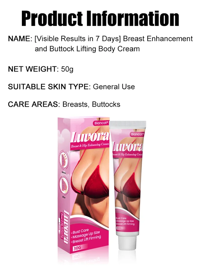 【Visible results in seven days】Breast-enhancing and butt-lifting body cream
