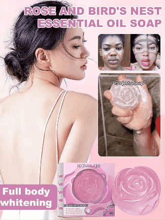 [Full Body Whitening] Rose Bird's Nest Essential Oil Soap