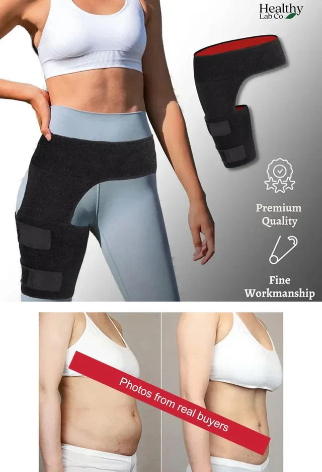Medical lumbar and hip correction belt