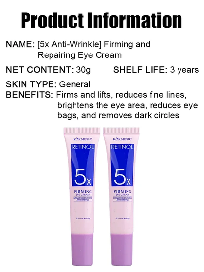 [5 times anti-wrinkle] Firming Repair Eye Cream
