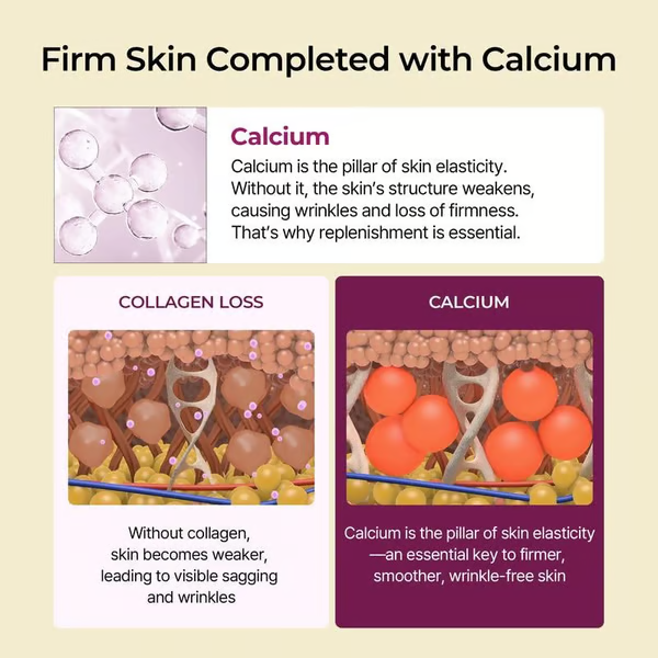 🧴✨ Calcium Volume Balm + 60ea Collagen Eye Patch | Korean Anti-Aging Skincare