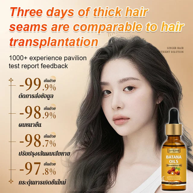 Batana Oil for Strengthening Hair and Preventing Hair Loss--Experience visible hair regrowth—nourish your scalp, revive your look!