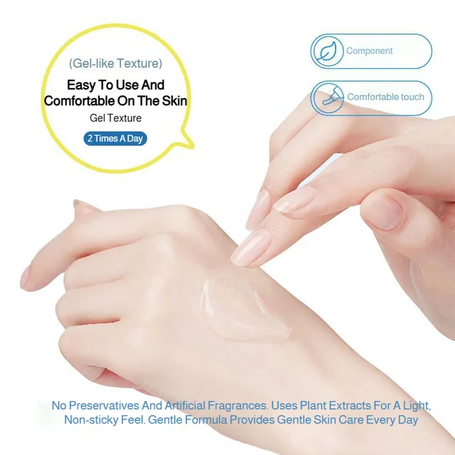 Eye care cream relieves eye discomfort, moisturizes and hydrates the eyes