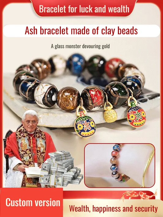 Gold Beast Fortune Glazed Bracelet Colorful Accessory