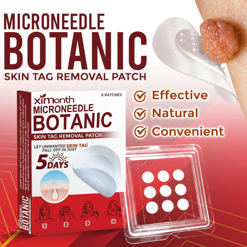 👨‍⚕️Ximonth MicroNeedle Botanic skin Tag Removal Patch Aligned with NHS Skincare Guidance