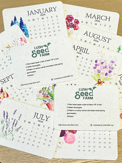 ✨This Week's Special Price ✨-🌱Eco-Friendly Plantable Love Seed Calendar 2026