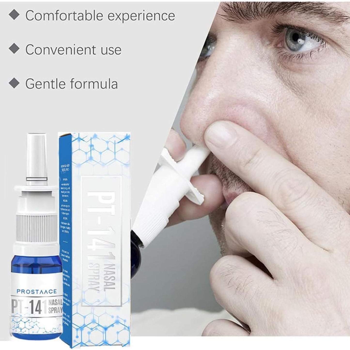 Clearance -Pt 141 Peptide Nasal Spray , Professional_Prostate Spray Improves Circulation,for Men Prostate_Relief,Improved Bladder Control, Professional Support for Men’s Wellness